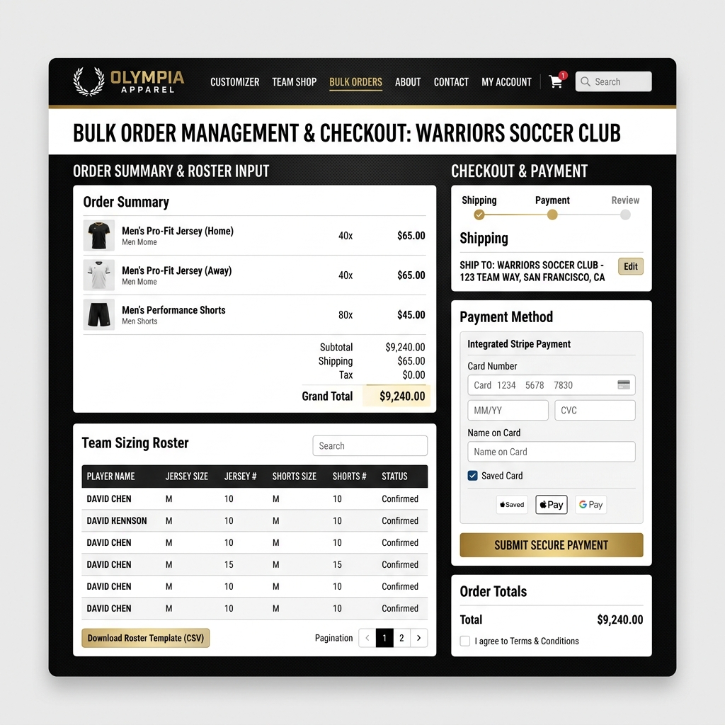 Bulk Order Checkout Flow